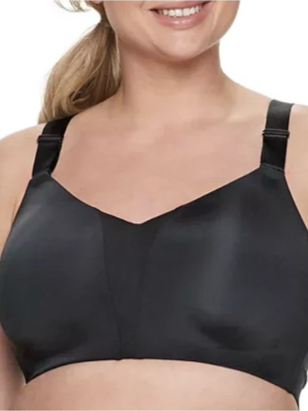 Nike Rival black high support racerback sports bra 40G